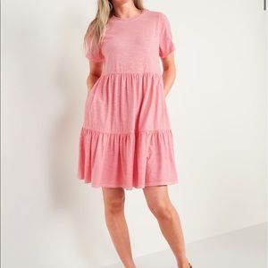 Womens Pink Dress with Pockets